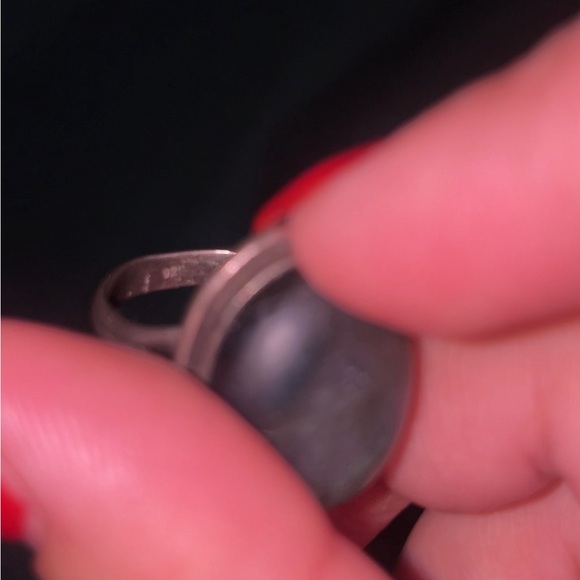 labradorite ring sterling silver - Picture 2 of 2